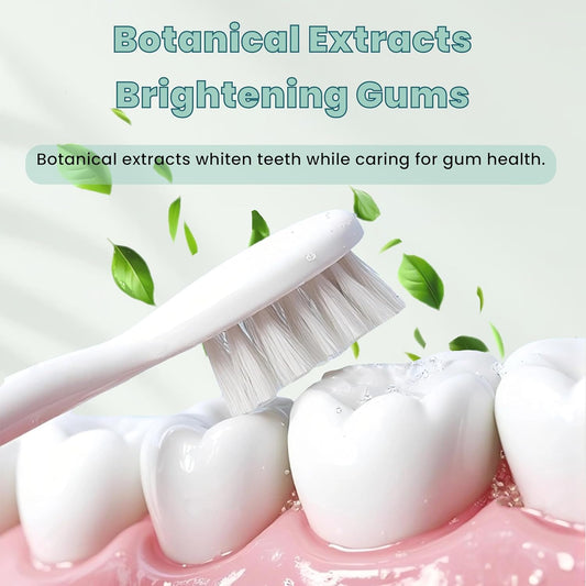Natural Whitening Tooth Powder - Mint & Coconut, Fresh Breath, Dentist Approved, for Sensitive Teeth
