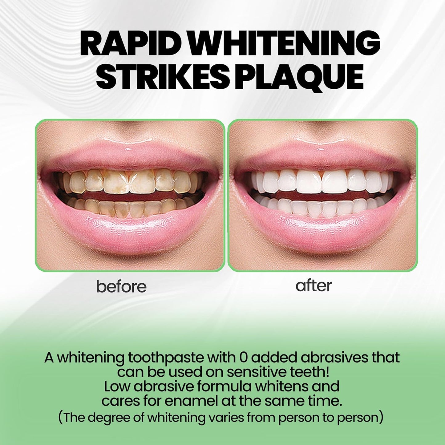 Hydroxyapatite Toothpastes 10%,Fluoride-Free Toothpaste, Gentle Mint, Fresh Breath, Daily Use for Oral Health 4.23oz