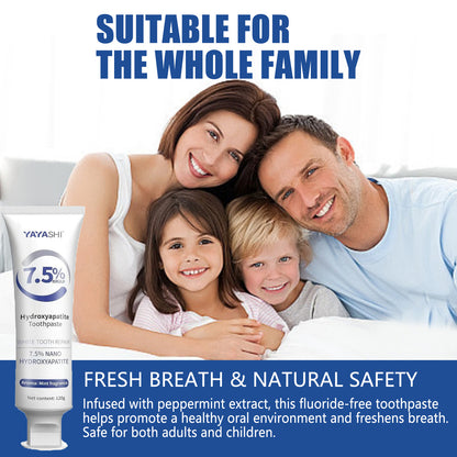 YAYASHI 7.5% Hydroxyapatite Toothpaste for Enamel Protection and Tooth Strengthening